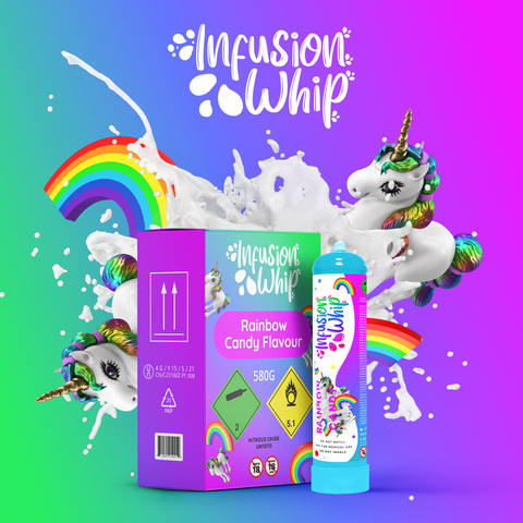 Rainbow Candy Infusion Whip 1L x5